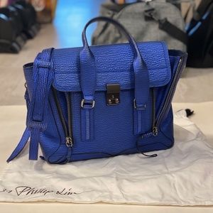 3.1 Phillip Lim Textured Calfskin Medium Satchel